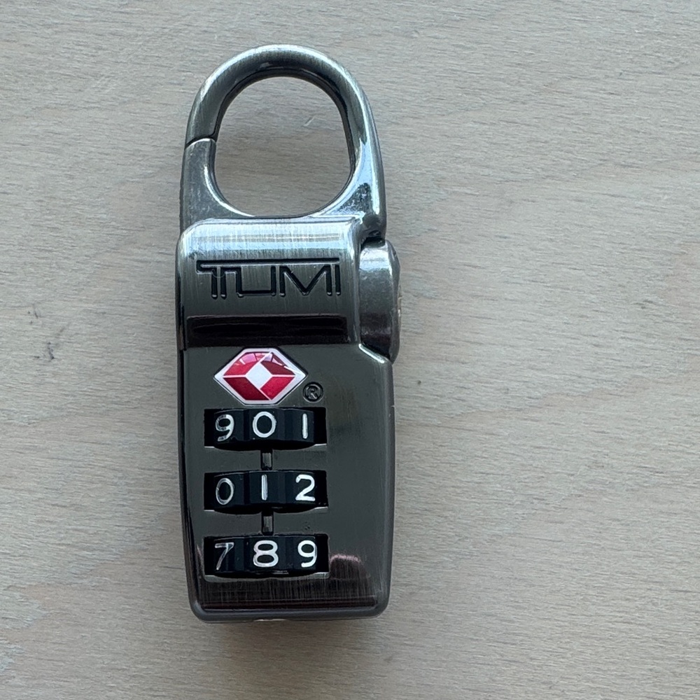 Tumi Silver Combination Lock